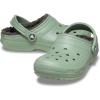 Crocs Unisex-Adult Classic Lined Clog(Moss/Multi)