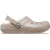 Crocs Unisex-Adult Classic Lined Clog(Mushroom/Bone)
