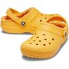 Crocs Unisex-Adult Classic Lined Clog(Orange Sorbet)