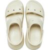 Crocs Unisex-Adult Classic Mega Crush Sandal | Platform Sandals(Bone)