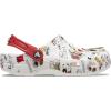 Crocs Unisex-Adult Classic Peanuts Snoopy Clog(White/Multi)
