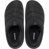 Crocs Unisex-Adult Classic Puff Moc Slipper(Black/Black)