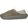 Crocs Unisex-Adult Classic Puff Moc Slipper(Galactic Grey Suede)