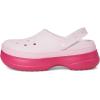 Crocs Unisex-Adult Classic Stacked Clogs Platform Platform(Dragon Fruit)