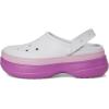 Crocs Unisex-Adult Classic Stacked Clogs Platform Platform(Grapeberry)
