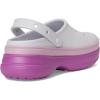 Crocs Unisex-Adult Classic Stacked Clogs Platform Platform(Grapeberry)