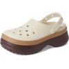 Crocs Unisex-Adult Classic Stacked Clogs Platform Platform(Mocha)