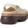 Crocs Unisex-Adult Classic Stacked Clogs Platform Platform(Mocha)