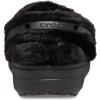 Crocs Unisex-Adult Classic Unfurgettable Clogs, Fuzzy Slippers(Black)