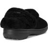 Crocs Unisex-Adult Classic Unfurgettable Clogs, Fuzzy Slippers(Black Vegan Suede)