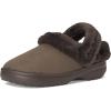 Crocs Unisex-Adult Classic Unfurgettable Clogs, Fuzzy Slippers(Espresso Vegan Suede)