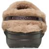 Crocs Unisex-Adult Classic Unfurgettable Clogs, Fuzzy Slippers(Milk Chocolate)