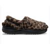 Crocs Unisex-Adult Classic Unfurgettable Clogs, Fuzzy Slippers(Sepia/Leopard)