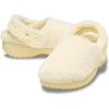 Crocs Unisex-Adult Classic Unfurgettable Clogs, Fuzzy Slippers(Vanilla)