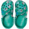 Crocs Unisex-Child Classic Graphic Clog(Deep Green)