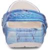 Crocs Unisex-Child Classic Graphic Clog(Denim Patch/White Multi)