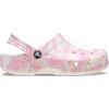 Crocs Unisex-Child Classic Graphic Clog(Pink Tweed)