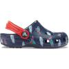 Crocs Unisex-Child Classic Graphic Clog(Rocket/Clouds)