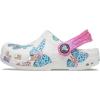Crocs Unisex-Child Classic Graphic Clog(White/Multi Butterfly)