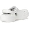 Crocs Unisex-Child Via Lined Clogs (Little Kid)(White)
