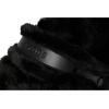 Crocs Women’s Bae Lined Clogs, Fuzzy Platform Slippers(Black)