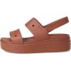 Crocs Women’s Brooklyn 4U Low Wedges, Platform Wedge Sandals for Women(Rust)
