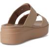 Crocs Women’s Brooklyn Buckle Low Wedges(Latte)