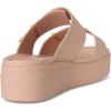 Crocs Women’s Brooklyn Buckle Low Wedges(Pink Caramel)