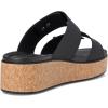 Crocs Women’s Brooklyn Cork Buckle Sandals(Black)