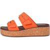 Crocs Women’s Brooklyn Cork Buckle Sandals(Topaz)