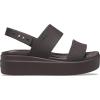 Crocs Women’s Brooklyn Low Wedge Sandals(Espresso)