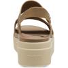 Crocs Women’s Brooklyn Low Wedge Sandals(Khaki/Bone)