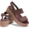 Crocs Women’s Brooklyn Low Wedge Sandals(Mocha/Mushroom)