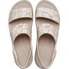 Crocs Women’s Brooklyn Low Wedge Sandals(Vanilla/Multi Snake)