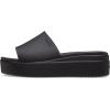 Crocs Women’s Brooklyn Platform Slides(Black)