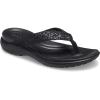 Crocs Women’s Capri V Diamante Flip(Black Glitter)