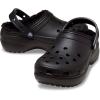 Crocs Womens Classic Lined Platform Clogs(Black)