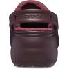 Crocs Womens Classic Lined Platform Clogs(Dark Cherry)
