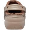 Crocs Womens Classic Lined Platform Clogs(Mushroom)