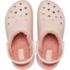 Crocs Womens Classic Lined Platform Clogs(Pink Clay)