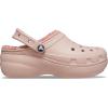 Crocs Womens Classic Lined Platform Clogs(Pink Clay)