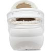 Crocs Womens Classic Lined Platform Clogs(White)