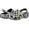 Crocs Women’s Classic Marbled Tie-dye Clogs(Black Daisy)