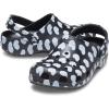 Crocs Women’s Classic Marbled Tie-dye Clogs(Black White)