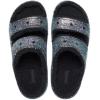 Crocs Women’s Classic Marbled Tie-dye Clogs(Black/Multi Glitter)