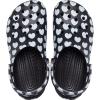 Crocs Women’s Classic Marbled Tie-dye Clogs(Black/White)