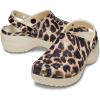 Crocs Women’s Classic Marbled Tie-dye Clogs(Bone/Leopard Animal Remix)