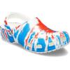 Crocs Women’s Classic Marbled Tie-dye Clogs(Multi/White)
