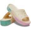 Crocs Women’s Classic Marbled Tie-dye Clogs(Vanilla/Multi)