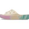 Crocs Women’s Classic Marbled Tie-dye Clogs(Vanilla/Multi)